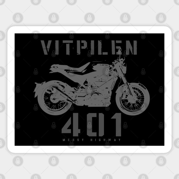 Husqvarna Vitpilen 401 20, Sts Magnet by MessyHighway